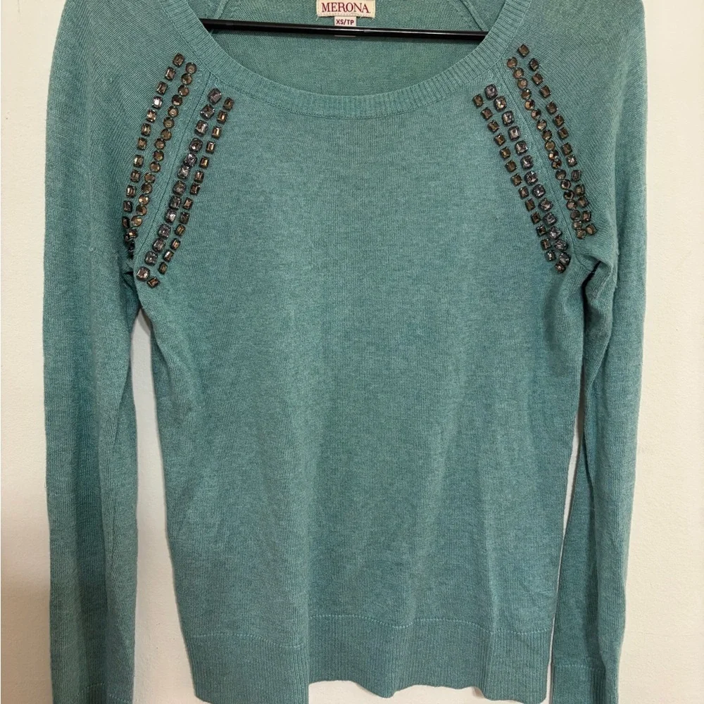 Merona Aqua Knit Top